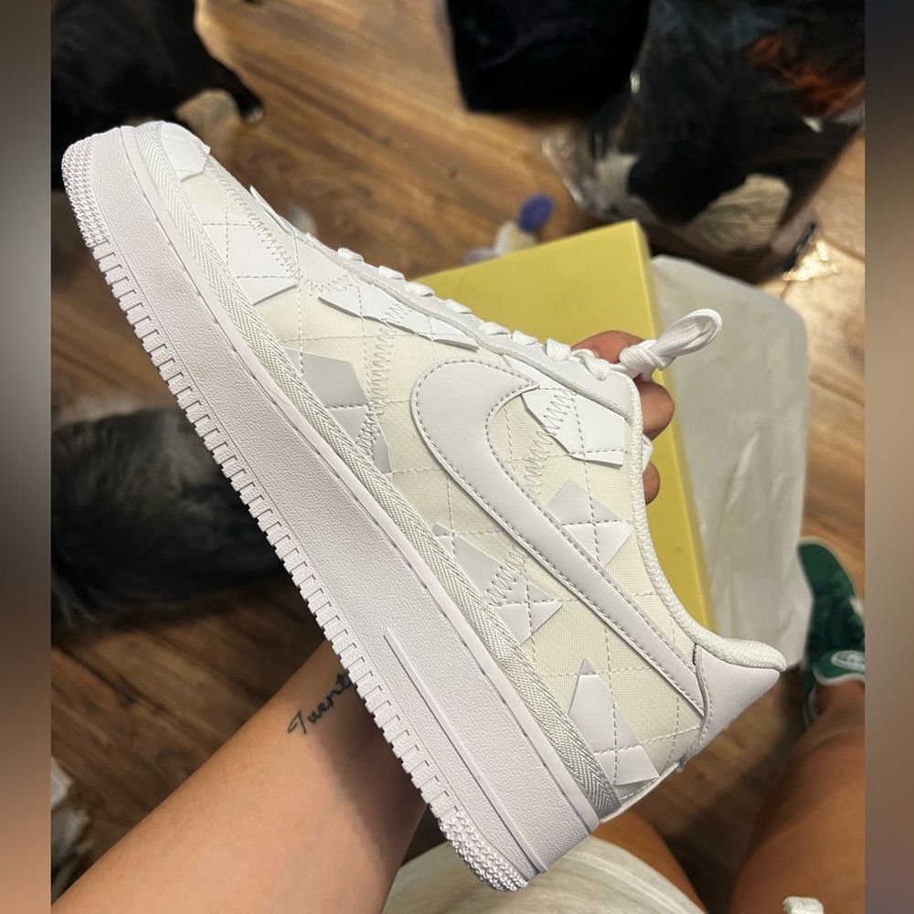 Billie Eilish x Nike White Airforces
